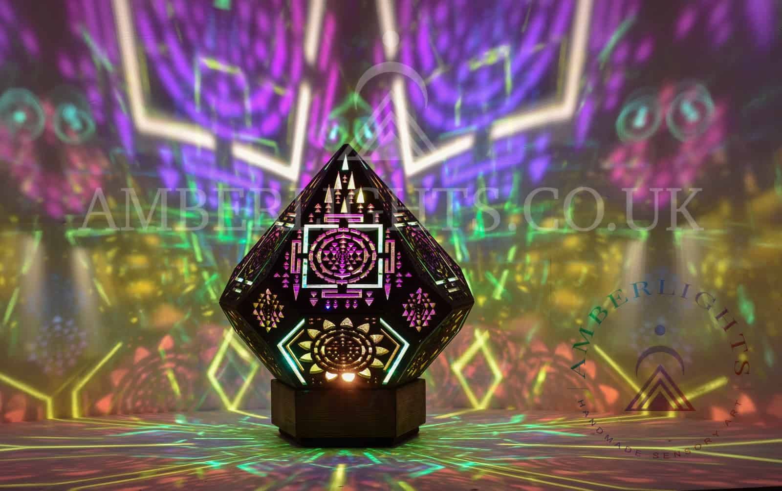 Sri Yantra Temple sensory lamp