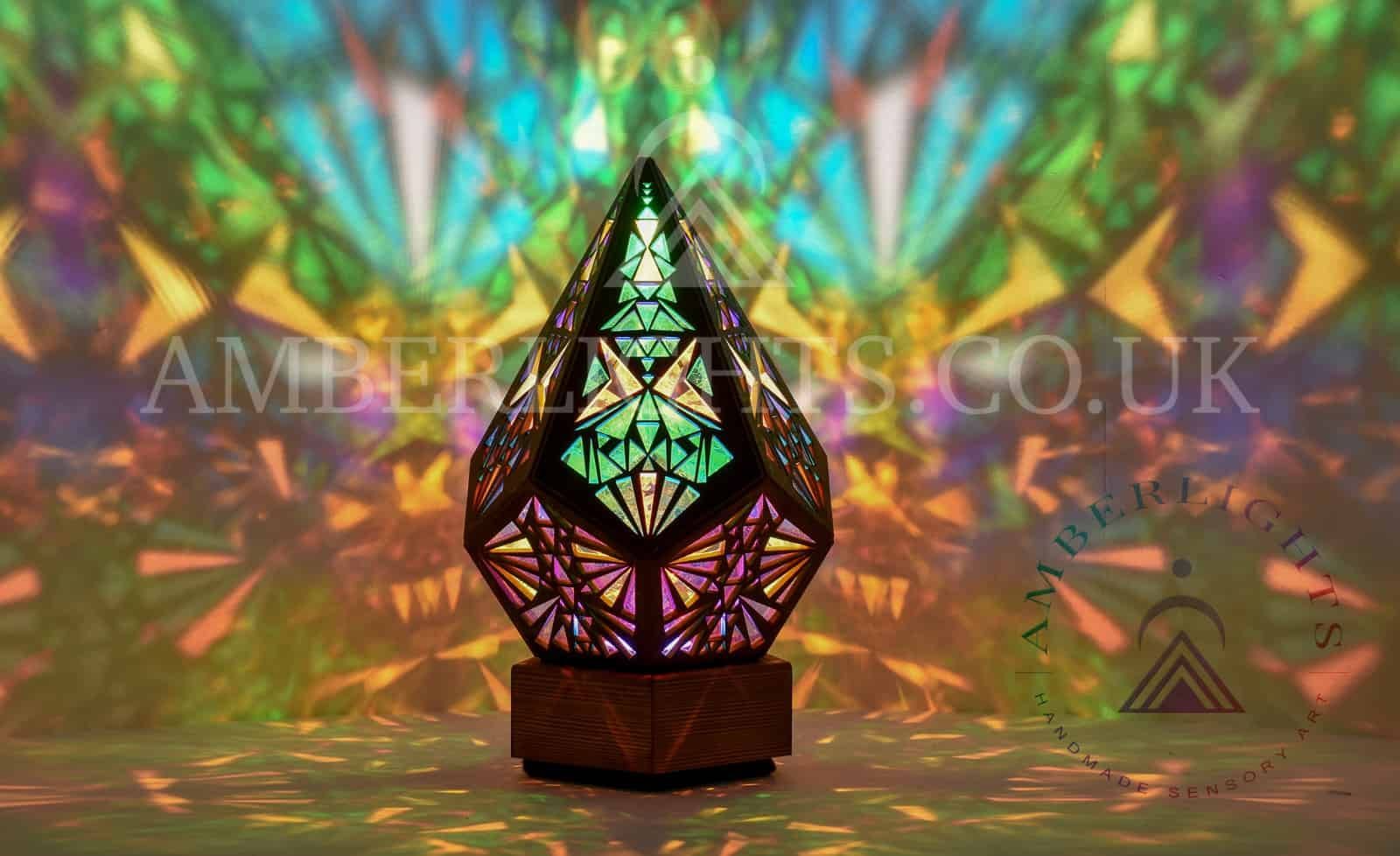 Emerald Prism sensory lamp