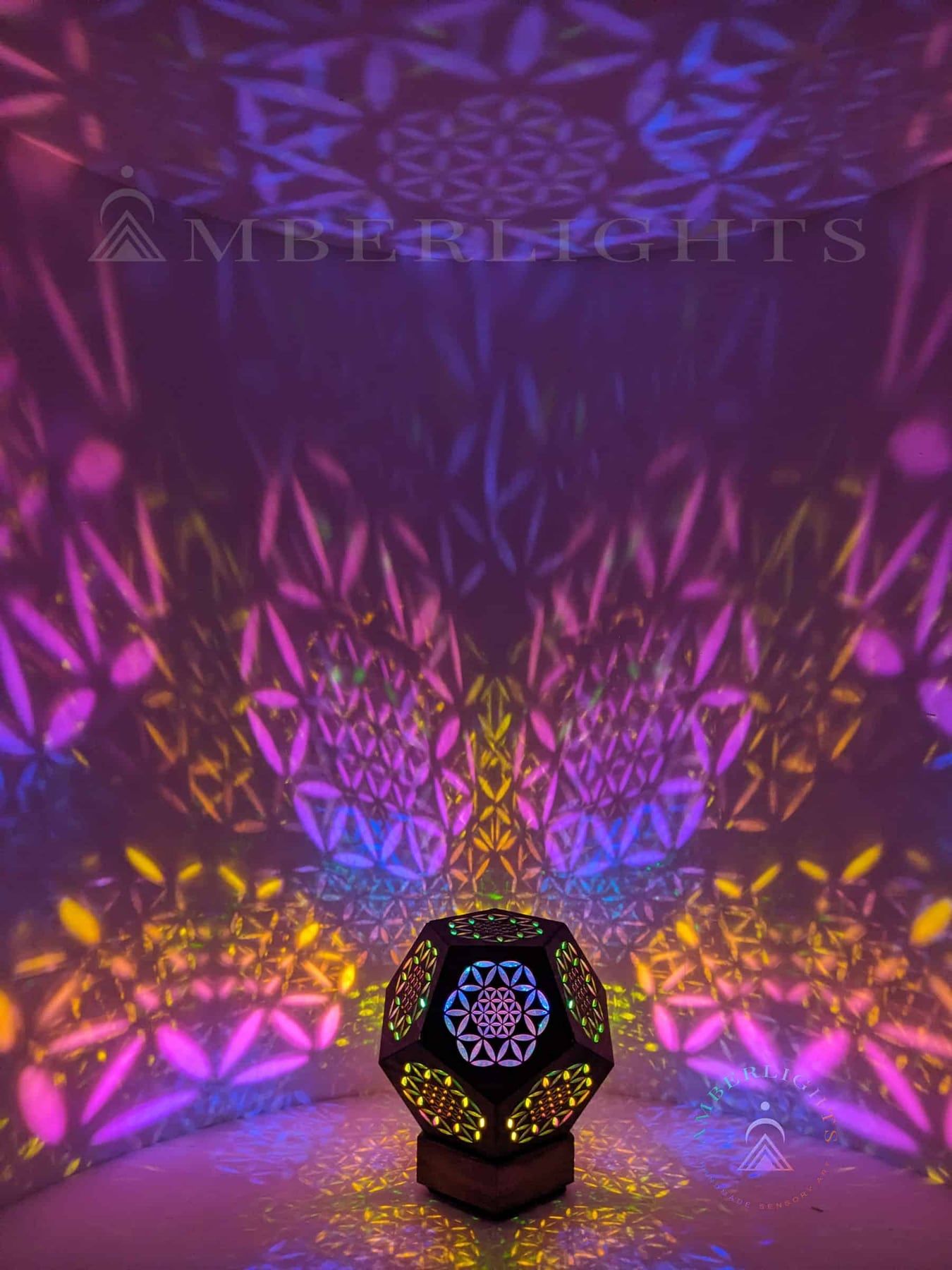 Flower of Life sensory lamp, photo 3 of 4