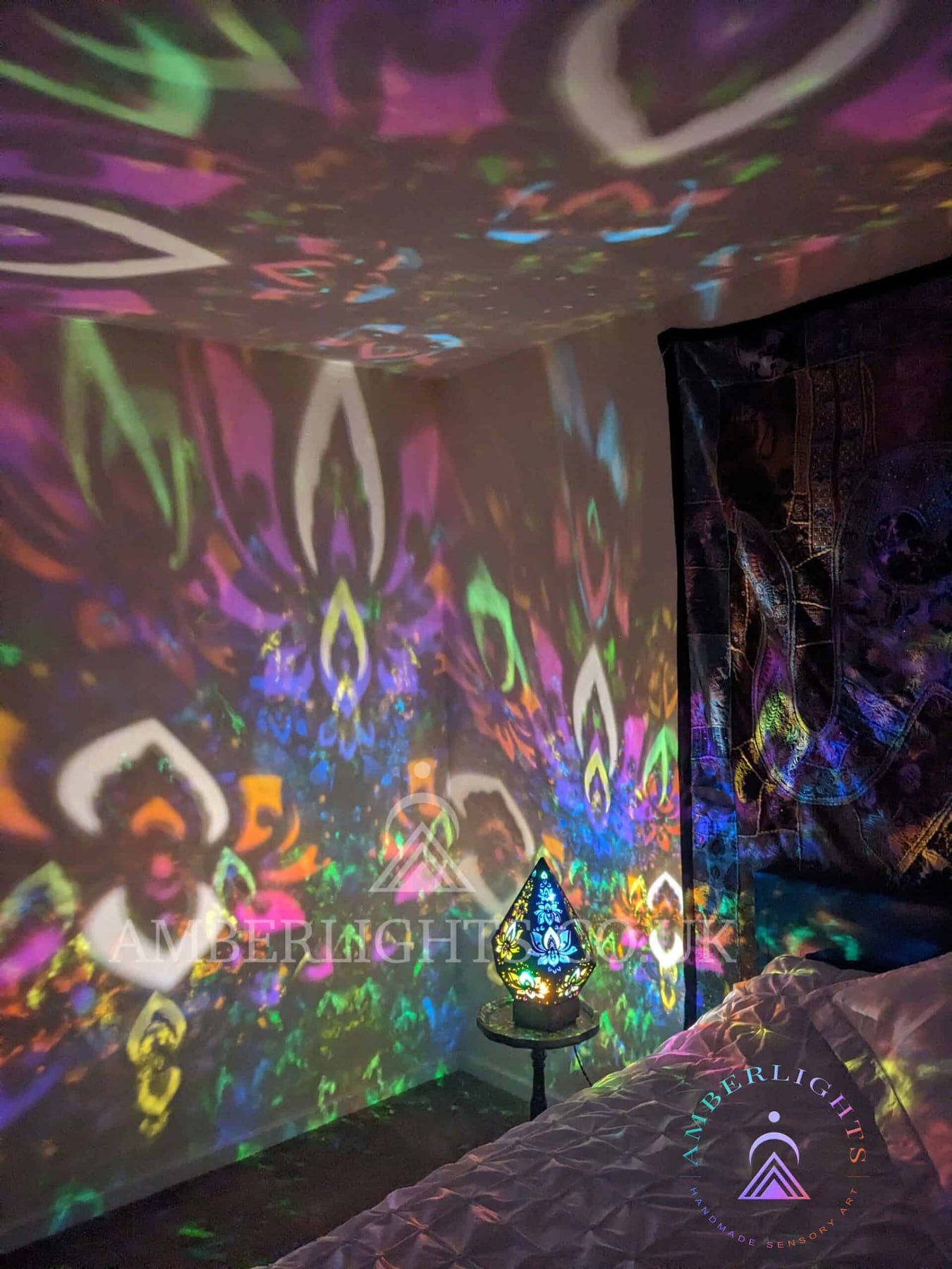 Lotus Flower Magenta Totem sensory lamp, photo 3 of 3